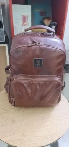 MOCHILA DE BARBEIRO EM COURO WHISKEY