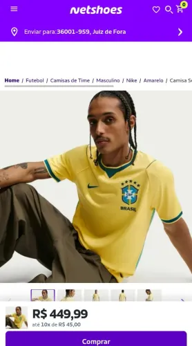 Camisa original do Brasil