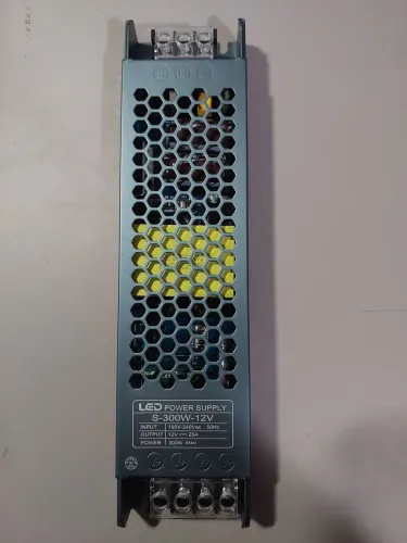Fonte Chaveada Slim 12V 25A 300W Colmeia Para Fita LED E Perfil 220V<br>