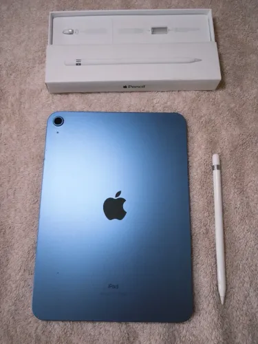 iPad 10, 10.9P, 256 GB, Wi-Fi Azul + Apple Pencil 1ª geração | Usado
