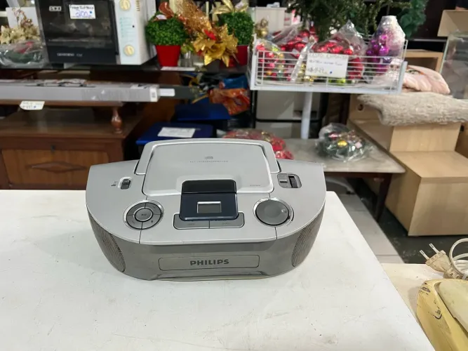 Rádio Portatil Philips CD Soundmachine Bivolt Apenas Rádio
