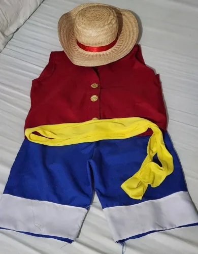 Fantasia Luffy Infantil (tam P)