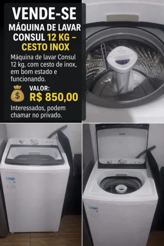 Vende se maquina de lavar