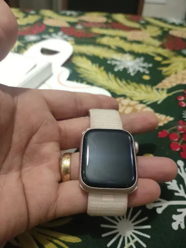 Apple watch série 9  rosa 