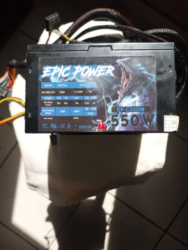 Fonte epic power 550w
