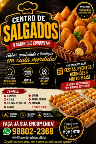 Encomendas de salgados