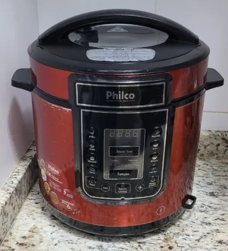 Panela de Pressão Elétrica Digital Philco 6L 1000W