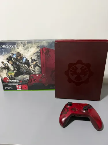 Xbox one S - 2TB - Edição especial GEARS OF WAR 4