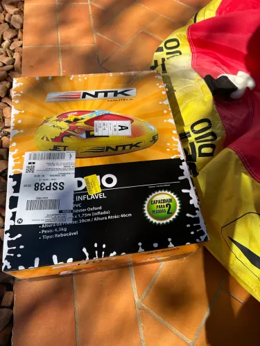 Boia rebocável NTK Jet Duo para até 2 pessoas