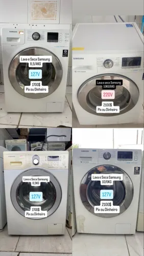 Máquina e lava e seca