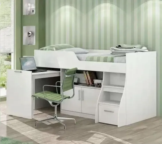 Cama escritório infantil