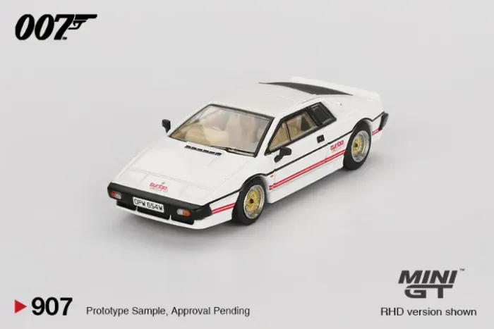 Mini Gt Lotus Esprit Turbo White For Your Eyes Only 007 escala 1/64