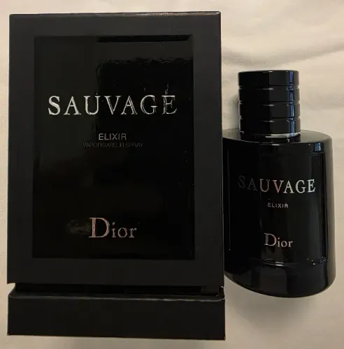 Perfume Dior Sauvage Elixir 100ml (volume atual: aprox. 95 ml)