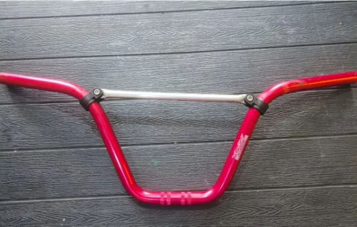 Guidão Cross Bmx Two Hard Timbrado Vermelho (Usado)