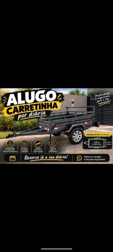 Aluguel de carretinha reboque - diária 
