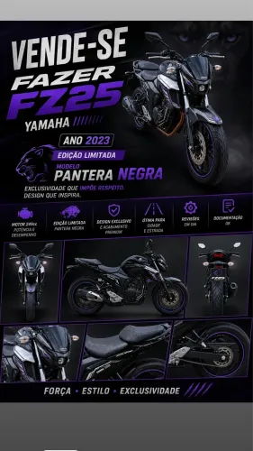 Fz 250( PANTERA NEGRA)