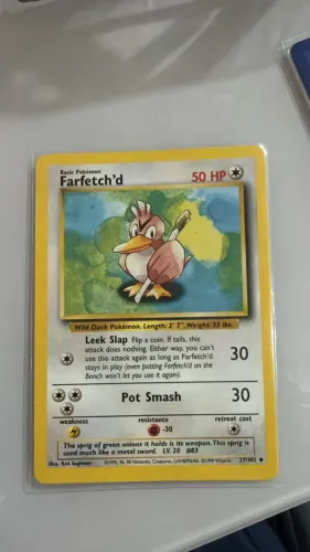 Pokémon Farfetch'd base set (27/102) - Lote com 2 cartas