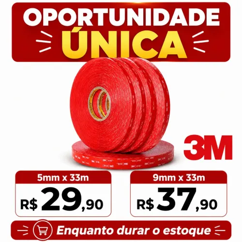 Fita Dupla face 3m 
