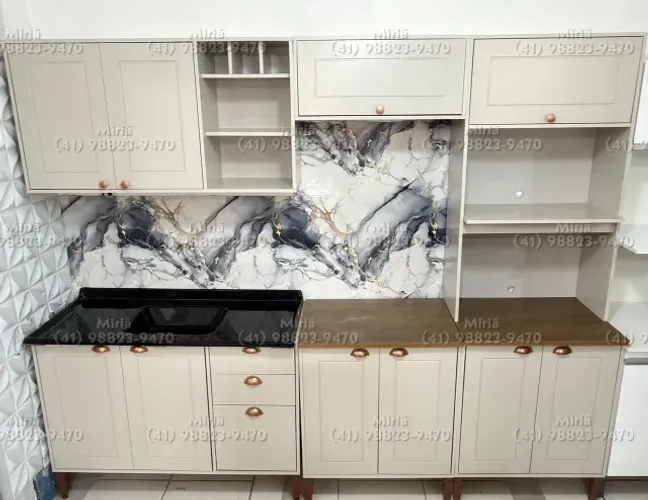 Cozinha Modulada 5 Peças - Linda, Moderna e Funcional! SEM A CUBA
