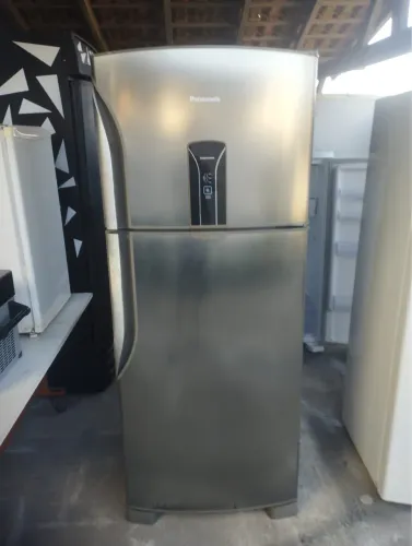 Geladeira Panasonic Frost Free turbo 410 litros inox