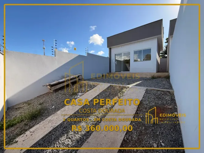 Oportunidade em Costa Dourada - Casa com 2 Quartos e 2 Vagas de Garagem!