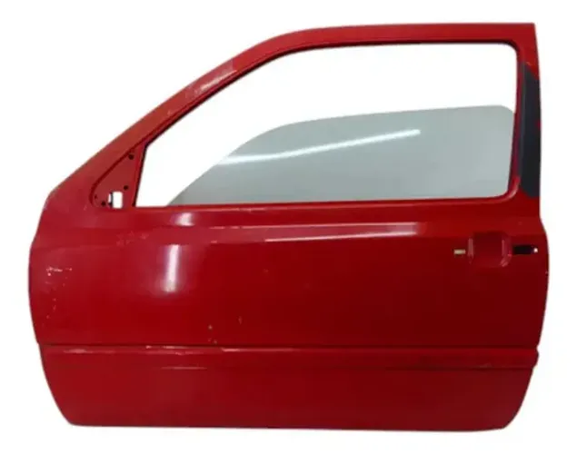 Porta Dianteira Esquerda Golf 1997 1998 2 Portas Detalhe Dianteira Esquerdo Vermelha