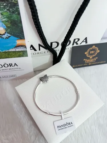 Pulseira Pandora fecho borboleta 