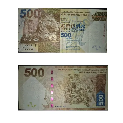 CÉDULAS DE DÓLAR DE HONG-KONG PARA COLECIONADOR
