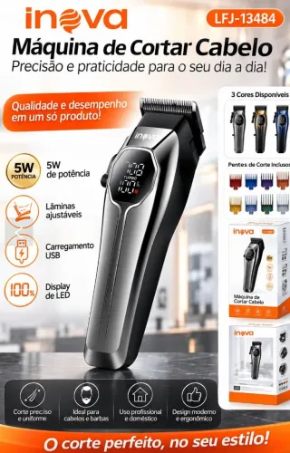 Máquina de cortar cabelo Inova