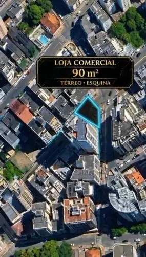 Loja com 135 mts quadrados esquina centro de Guarapari.