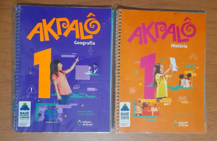 Livros Akipalo Geografia e História 1 ano