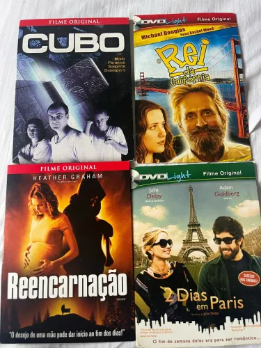 Vendo 4 DVDs de Filme