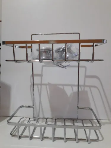 Porta shampoo de metal