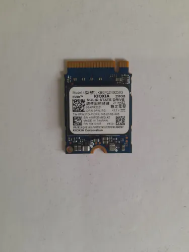 SSD Nvme M.2 Kioxia 256gb