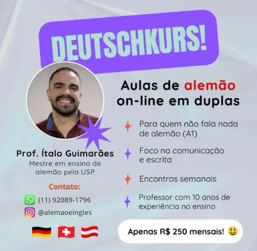 Aulas de alemão em duplas