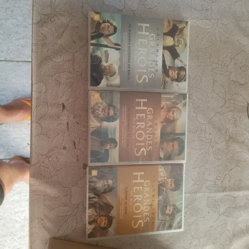 Coleção de dvds grandes heróis da bíblia