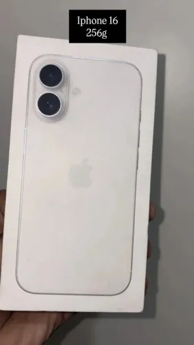 Iphone novo lacrado 16 branco 256g