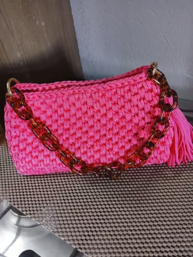 Linda bolsa croché 