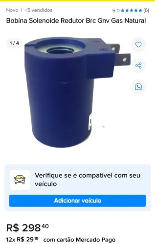 SELENOIDE ELETROMECÂNICO VÁLVULA SELETORA 