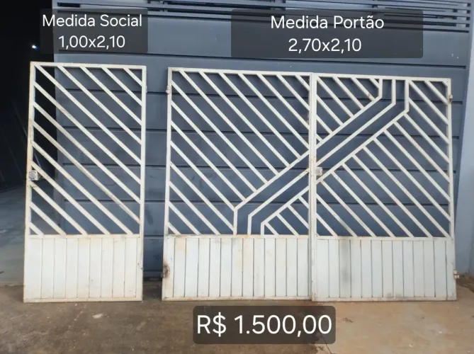 Portão usado