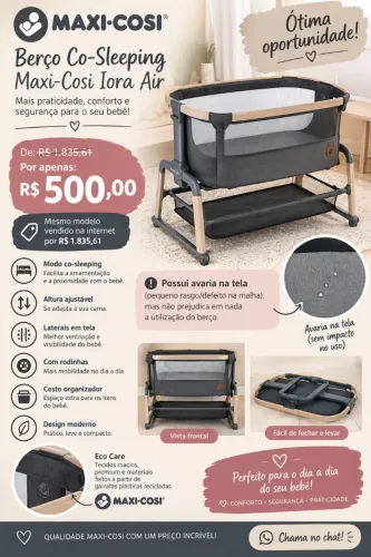Berço Co-Sleeping Maxi Cosi