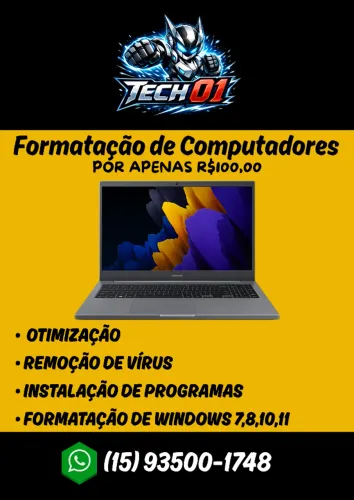 formatação de Computadores