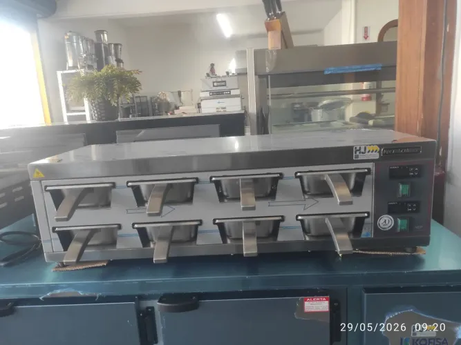 Conservador de Proteínas bh Metalcubas 8 GNs - Ideal para Hamburgueria e Fast Food