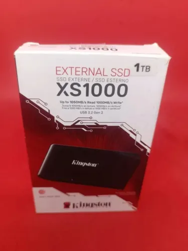 SSD Externo Kingston XS1000, 1TB, USB 3.2 Gen 2x2, Portátil
