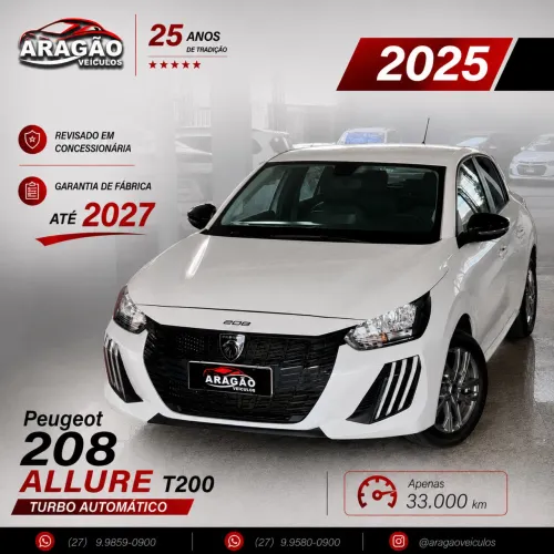 Peugeot 208 Allure 1.0 Tubo Flex 5P Aut. 2025