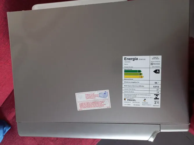 micro-ondas com defeito 300,00$