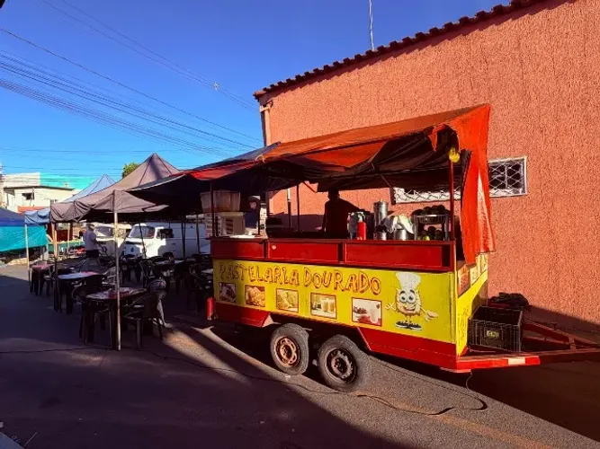 Passo Pontos de feira Pastelaria com Trailer/food truco e Equipamentos