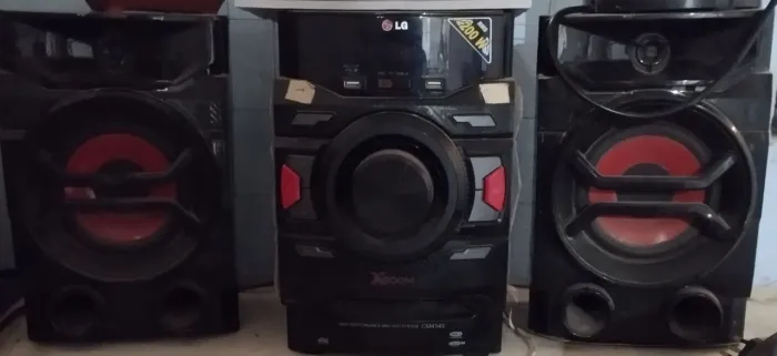 LG Mini System CM4340 - Som Potente e 100% Funcionando