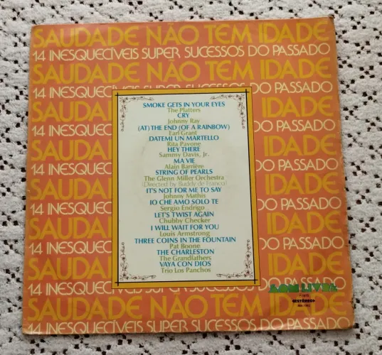 Disco de Vinil-Saudade Não Tem Idade-14 sucessos internacionais