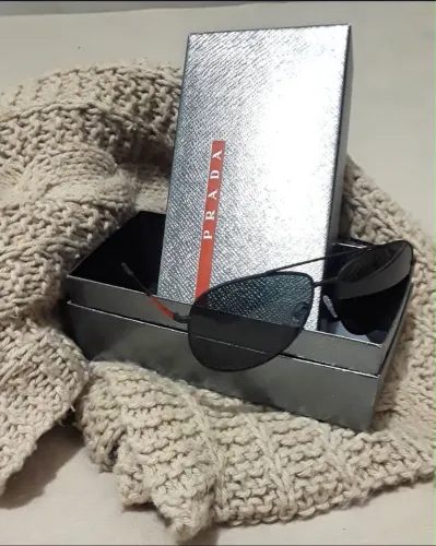 óculos de sol prada masculino preto